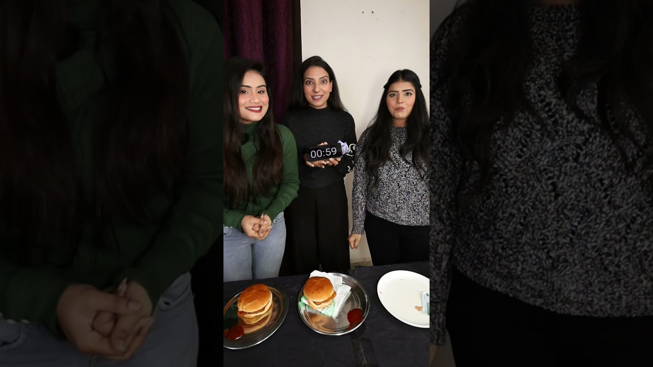 Fastest Burger Eating Challenge | Winner will Get Rs 500/-