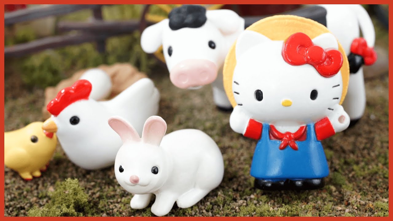 Re-ment Hello Kitty Farm Life With Diorama /  ★リアルなジオラマ★ ハローキティ 牧場ライフ