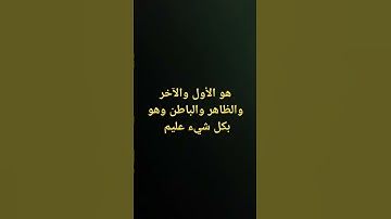 خواتيم سورة الجن بصوت الشيخ ياسر الدوسري #رمضان_كريم 💖