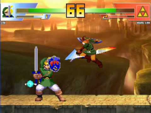 Broken Mugen 1 Link Vs Young Link Youtube