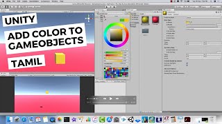 Unity | Add Color to GameObjects | Material Creation | Tamil