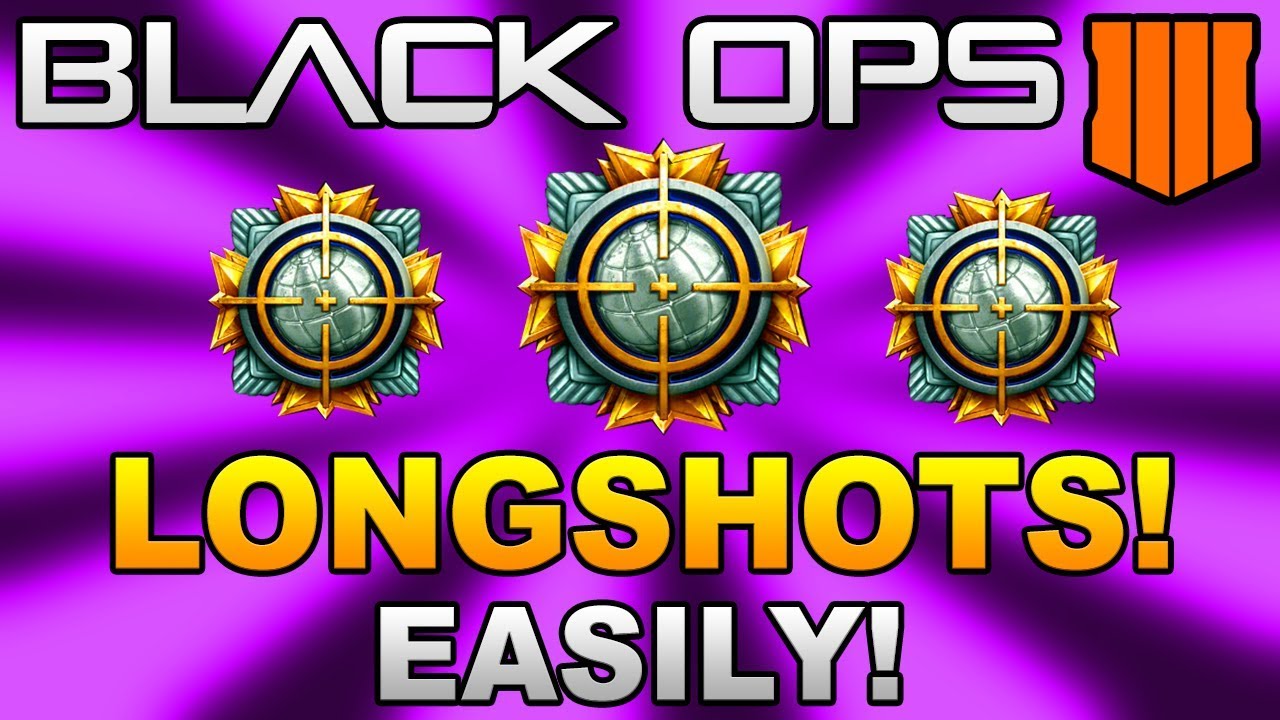 Black Ops 4: HOW TO GET EASY LONGSHOTS - BO4 Get More Longshot medals (Get Diamond/Gold Camo Fast)!