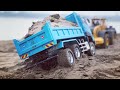 RC construction | Xe ben chở cát | Rc Hino | Rc Man | RC Volvo | Wheelloader Volvo