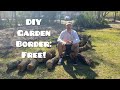 Natural Garden Border: For Free!
