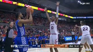 Sahvir Wheeler vs AUB 17 PTS 1 22 22