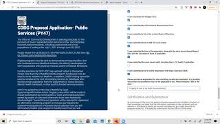 Public Services CDBG Funding Application Tutorial