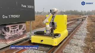 🚆 Smarter Rail Automation with Cobot!