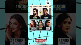 Allu Arjun 🆚 Deepika 🆚 Rashmika: Raaka Salary Leak! 💸 #AlluArjun#Raaka#SalaryLeak#IndianCinema