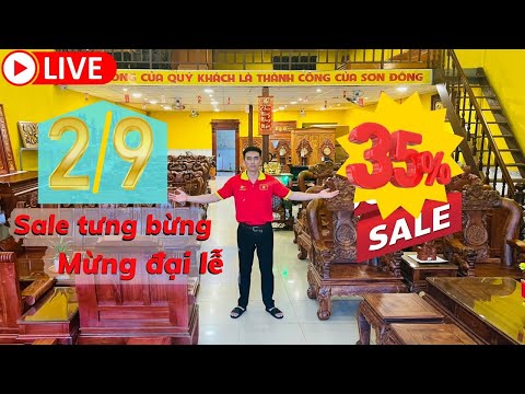 Video Lễ 2/9 Sơn Đông giảm mạnh đồ gỗ nội thất giường tủ bàn... - youtube