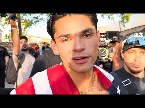 Ryan Garcia REACTS to Conor Benn WEIGH-IN & Terence Crawford PULLING UP: “PLAYING MIND GAMES!”