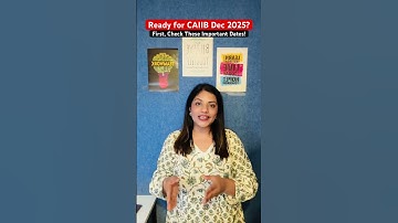 Ready for CAIIB 2025? First, Check These Important Dates #caiib #shorts #caiib2025 #officersadda
