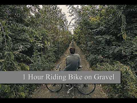 Bicycle Riding Sounds 1 Hour riding bike on gravel ~ ASMR ~ Sound effects - YouTube