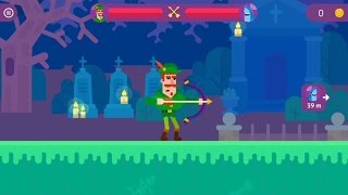 Bowmasters (by Miniclip.com) - action game for android and iOS - gameplay. screenshot 2