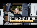HOW to MAKE Blackout Window Covers for a CAMPERVAN!