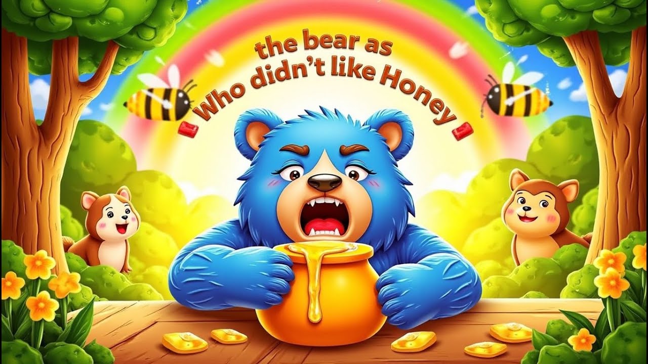 The Bear Who Didn’t Like Honey 🐻🍯 | Fun Animated Song for Kids - YouTube