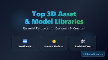 Top 3D Asset Libraries for Designers 2025