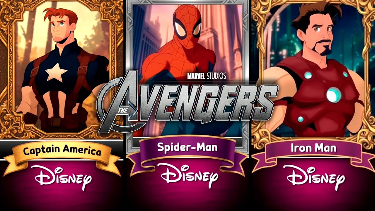 AVENGERS as Classic Disney Movies! ✨ (Iron Man, Captain America & more)
