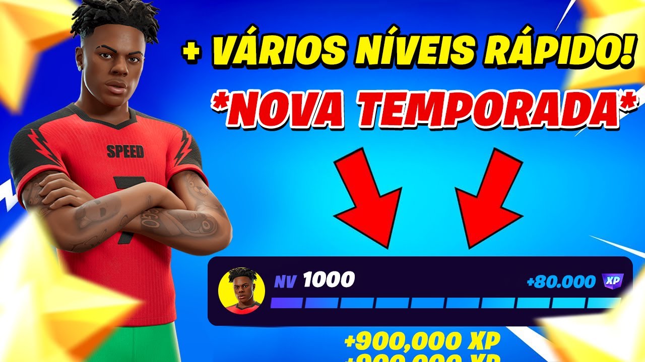 *MELHOR MAPA DE XP FUNCIONANDO* para Upar MUITO RÁPIDO na NOVA TEMPORADA do Fortnite Capítulo 7!