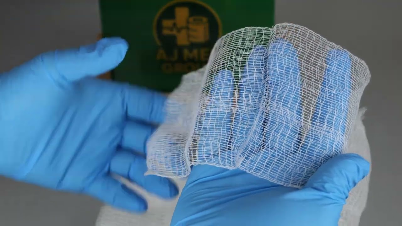 Gauze Swab For Hospital Use 100pcs/bag 8ply Mesh 16*6 Support Customization.