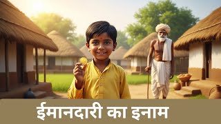 ईमानदारी का इनाम कहानी | Hindi #cartoon  | Hindi Moral #stories | Hindi Kahaniya | Reward of Honesty