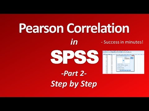 Pearson r Correlation in SPSS - Part 2