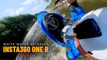 Insta360 ONE R 360 kayaking in 4K - Topaz Video Enhance AI
