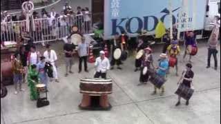 Okuri-taiko-3 Irodori KODO Earth Celebration2014