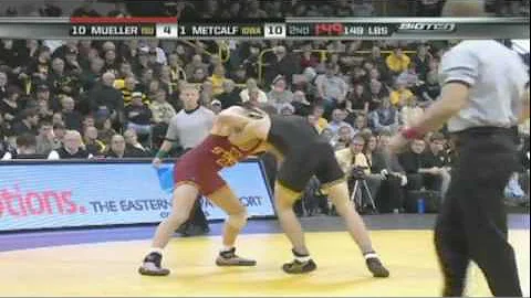 Mitch Mueller (ISU) vs. Brent Metcalf (Iowa) - 200...