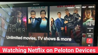 Netflix on Peloton Bike: Demo of streaming Netflix videos (coming to Peloton Entertainment soon?)