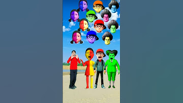 Dancing cute bhabhi, scary teacher 3D, Nick, girl, & Me Correct Head Matching #shorts #vfx