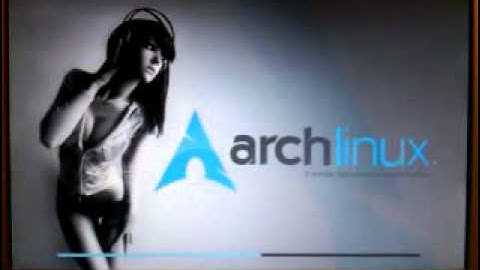 archlinux splashy boot