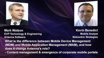 Mark Watson and Kevin Benedict: MDM and MAM