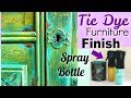 Thrifted & Up cycled Furniture Blending DIY Paint like Tie -Dye with water & dating a Dead Head