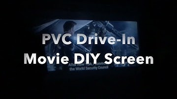 PVC Drive-In Movie DIY Screen