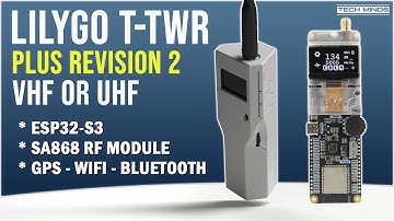 Lilygo T-TWR Plus Rev 2.0 - ESP32S3 met ingebouwde SA868-radiomodule - Walkie Talkie