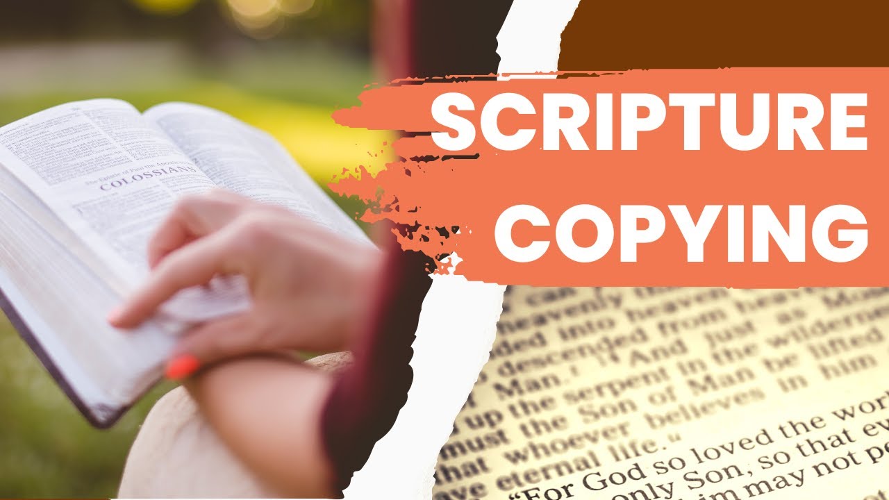 I've Been Copying Scriptures for Two Years and This is Why - YouTube