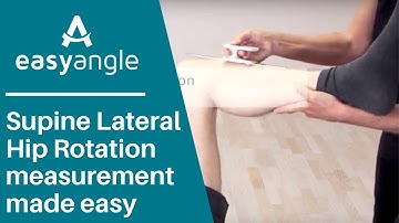 EasyAngle - Measuring External Hip Rotation in Supine