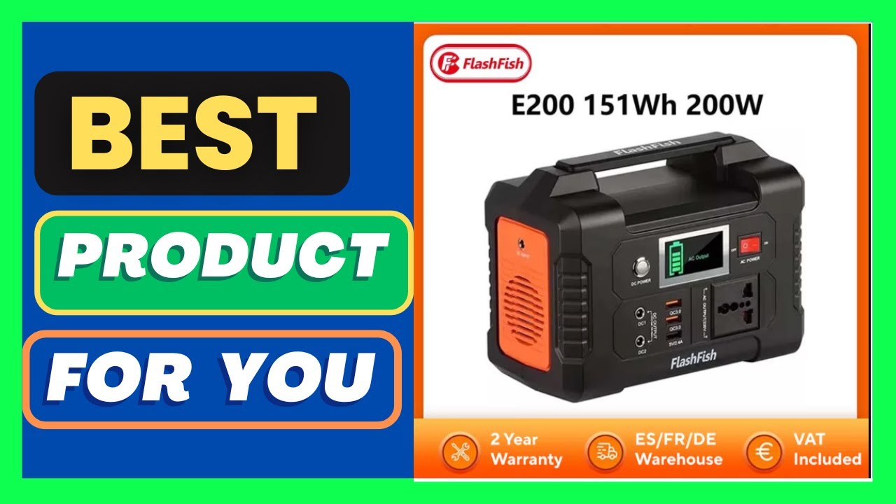 FF Flashfish E200 Portable Power Station 200W