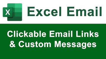 Clickable Email Links & Buttons in Excel