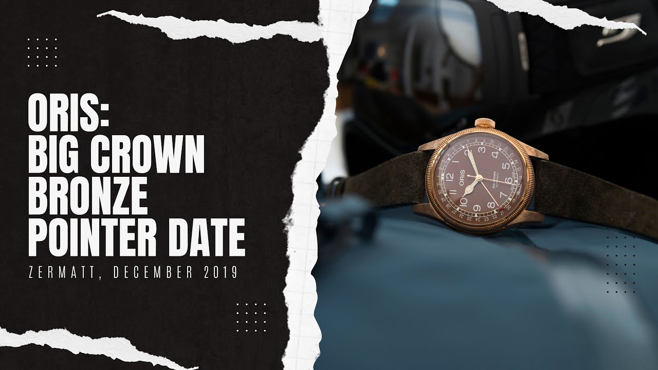 Snowboarding In Zermatt With The Oris Big Crown Bronze Pointer Date