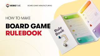 How to Make a Board Game Rulebook - Hero Time Manufacturing