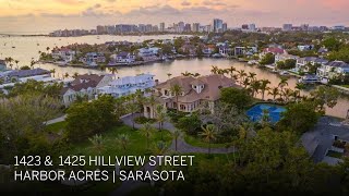 1423 & 1425 Hillview Drive Harbor Acres, Sarasota Florida