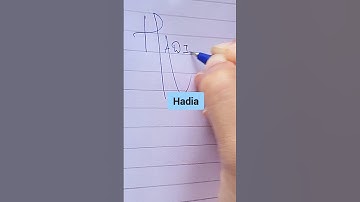 Hadia #happy #handwriting #beautiful #tipsandtrick #request #name #art #artist @WriteItUp3