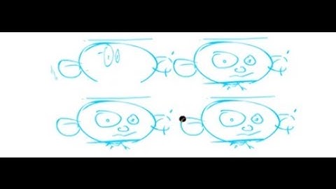 Flash Tutorial | How to develop ideas for cartoon characters in flash