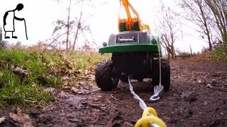 RC Conversion Toy Tow Truck out for a run SHORT