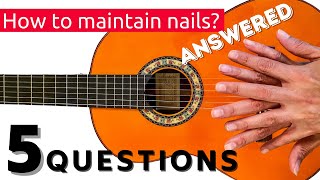 Nail Maintenance for Spanish Guitar | Classical & Flamenco Guitar Tutorial