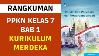 Rangkuman PPKN Kelas 7 Bab 1 Kurikulum Merdeka - Sejarah Kelahiran Pancasila