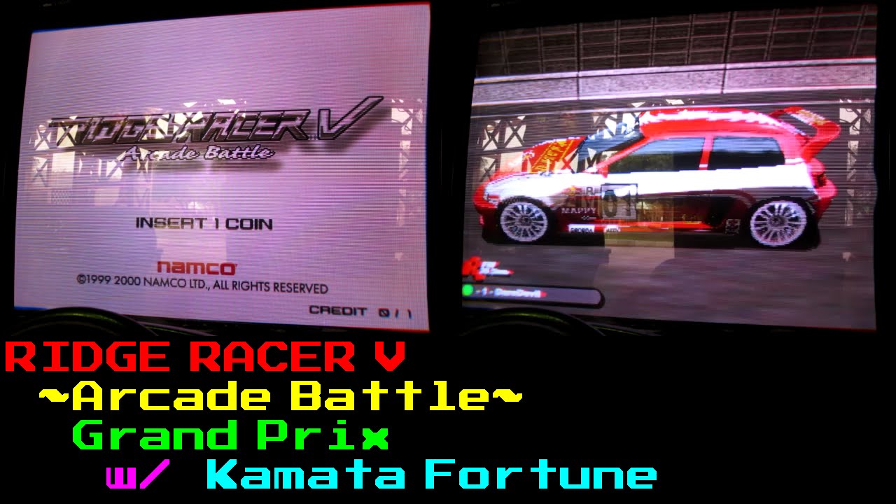 [Ridge Racer V: Arcade Battle] Grand Prix Playthrough w/ Kamata Fortune [Real Arcade]