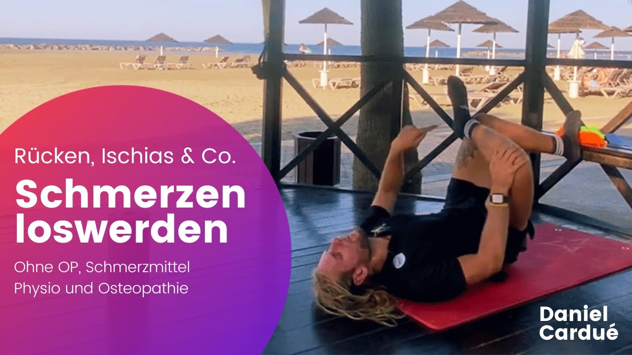 Hüfte mobilisieren + Hilfe gegen Schmerzen am unteren Rücken und Ischias-Schmerzen