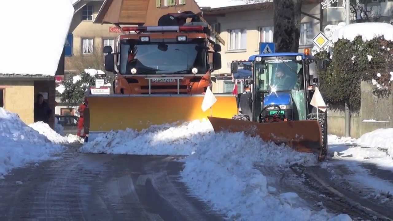 Winterdienst Gondiswil 12.12.2012